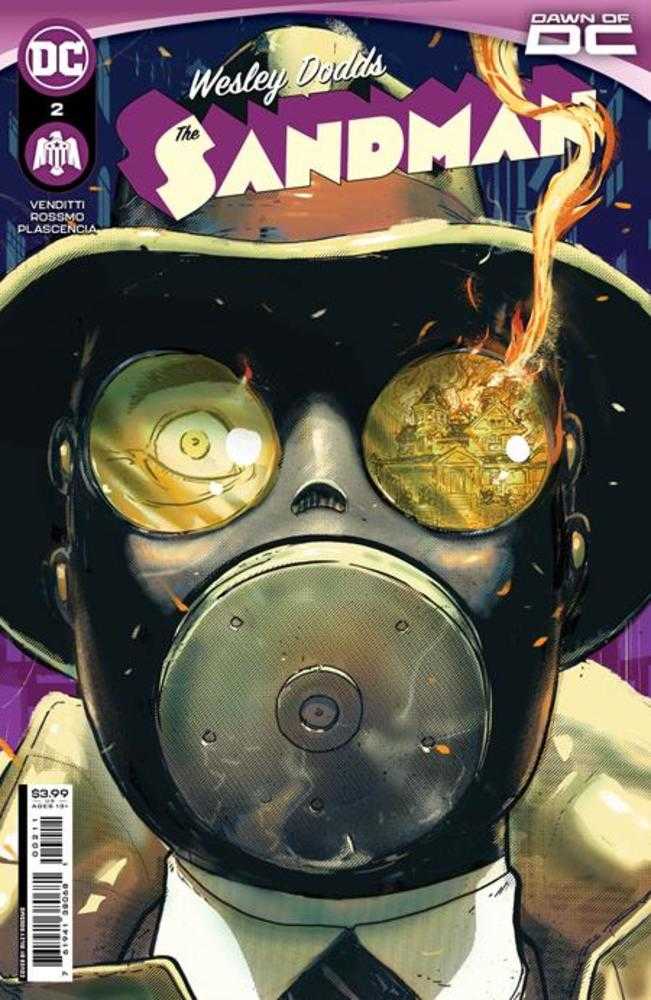 Wesley Dodds The Sandman #2 (Of 6) Cover A Riley Rossmo | BD Cosmos