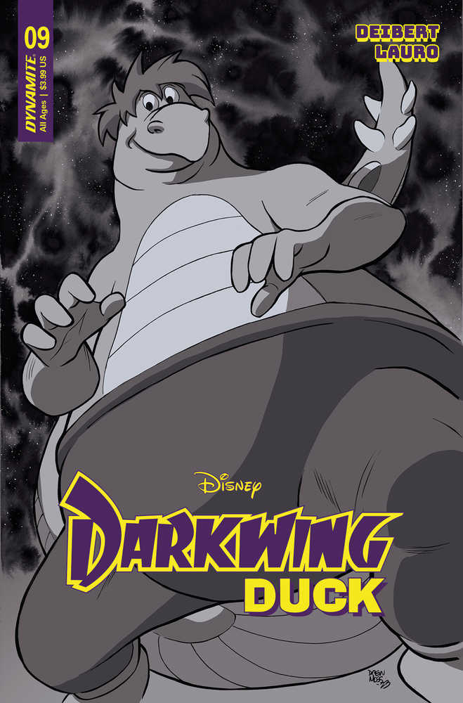 Darkwing Duck #9 Cover U 10 Copie Foc Variant Edition Moss Black & White 10/04/2023 | BD Cosmos