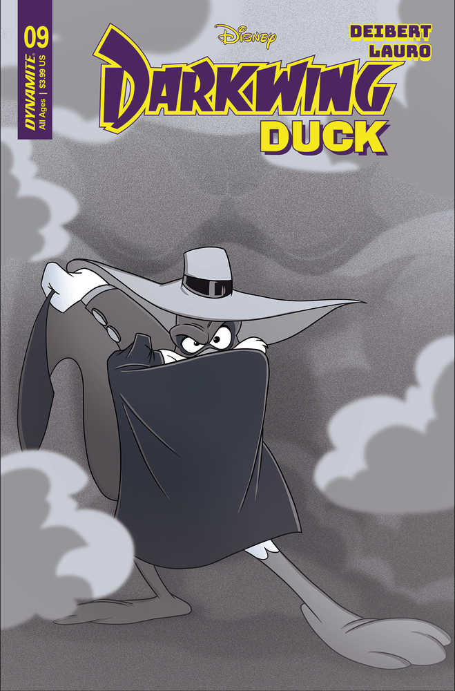 Darkwing Duck #9 Cover V 10 Copie Foc Variant Edition Forstner Noir & Blanc 10/04/2023 | BD Cosmos