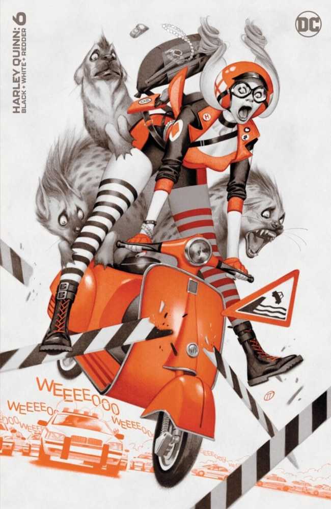Harley Quinn Black White Redder #6 (Of 6) Cover B Julian Totino Tedesco Variant | BD Cosmos