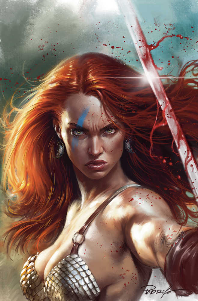 Red Sonja 2023 #4 Cover O Foc Parrillo Virgin Foil | BD Cosmos