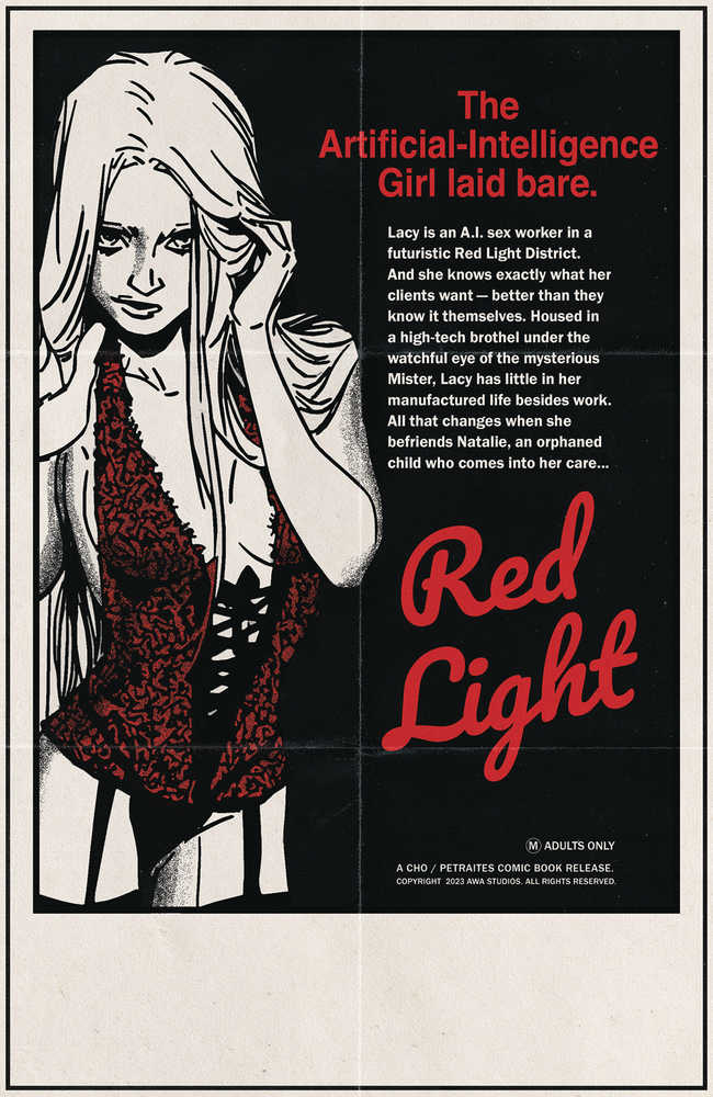 Red Light #3 AWA C Sortie du film érotique hommage 03/06/2024 | BD Cosmos