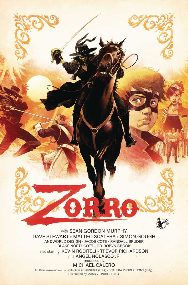 Zorro Man of The Dead #1 MASSIVE C Scalera Film 01/17/2024 | BD Cosmos