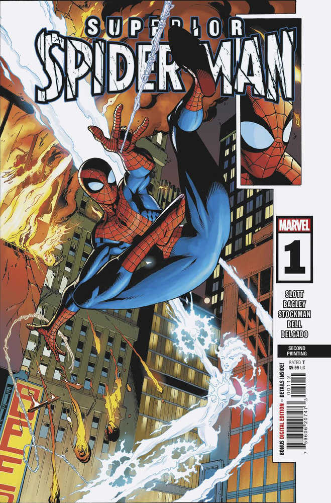 Supérieur Spider-Man #1 2e impression Marvel Bagley 01/10/2024 | BD Cosmos