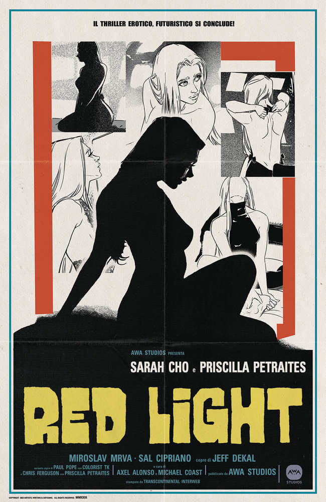 Red Light #4 AWA C Ero Film Hommage Sortie 06/19/2024 | BD Cosmos