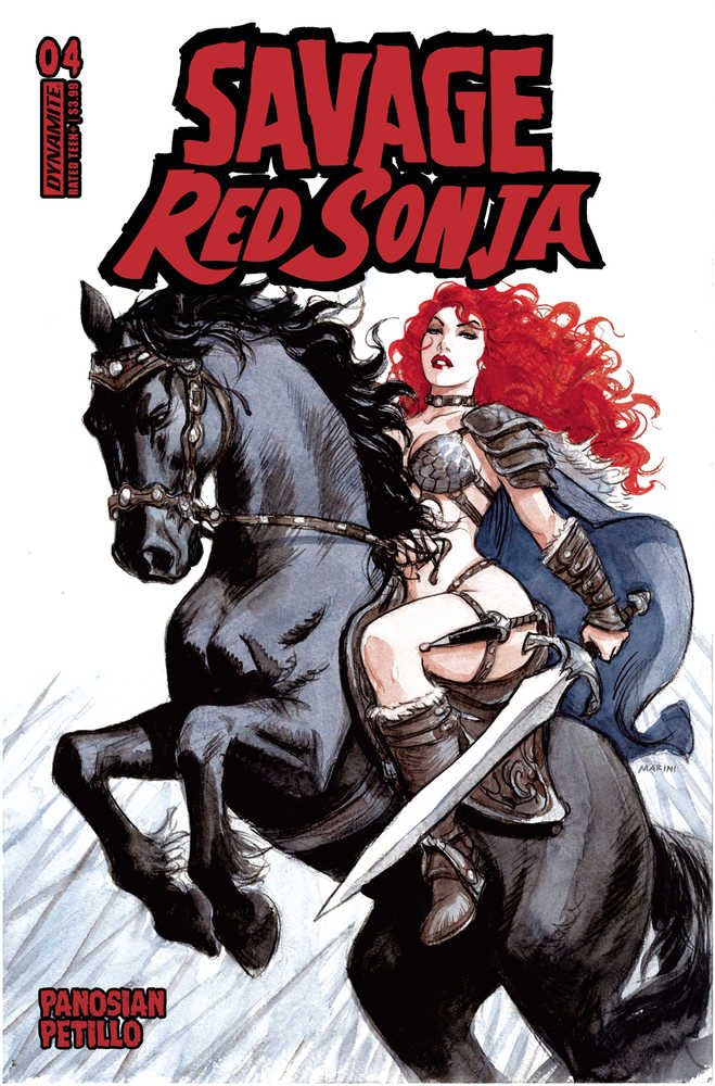 Savage Red Sonja #4 DYNAMITE C Marini 02/14/2024 | BD Cosmos