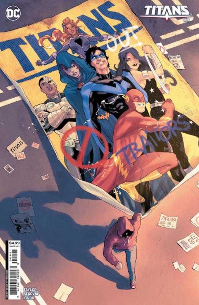 Titans #8 Cover C Tirso Cons Card Stock Variant | BD Cosmos