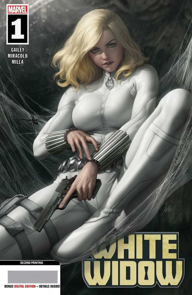 White Widow #1 2e impression Marvel Artgerm 01/10/2024 | BD Cosmos