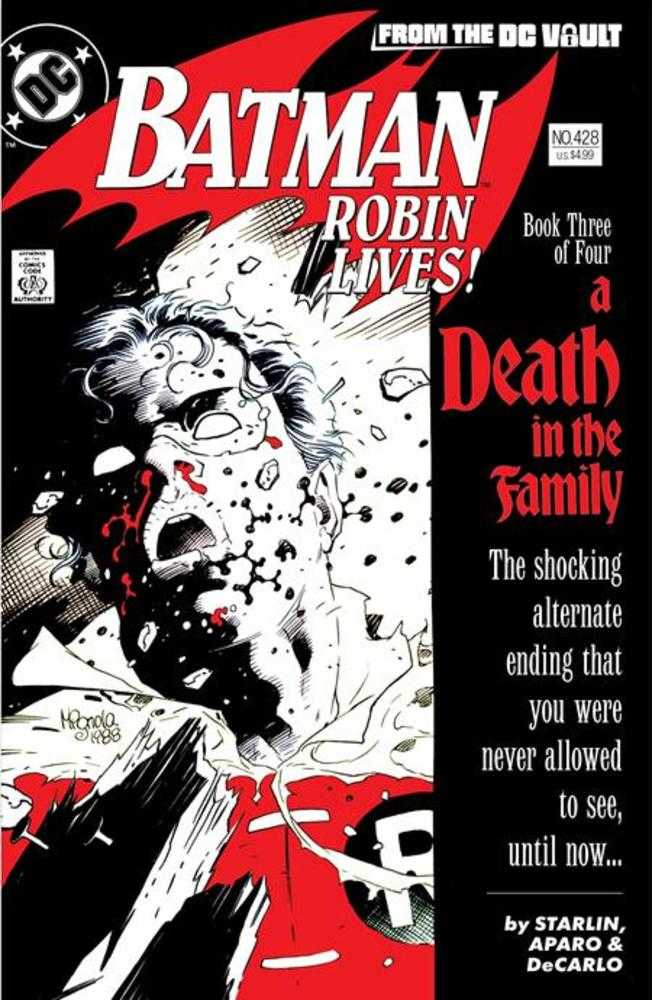 Batman #428 Robin Lives 2e impression Fauxsimile DC A Mignola 01/31/2024 | BD Cosmos