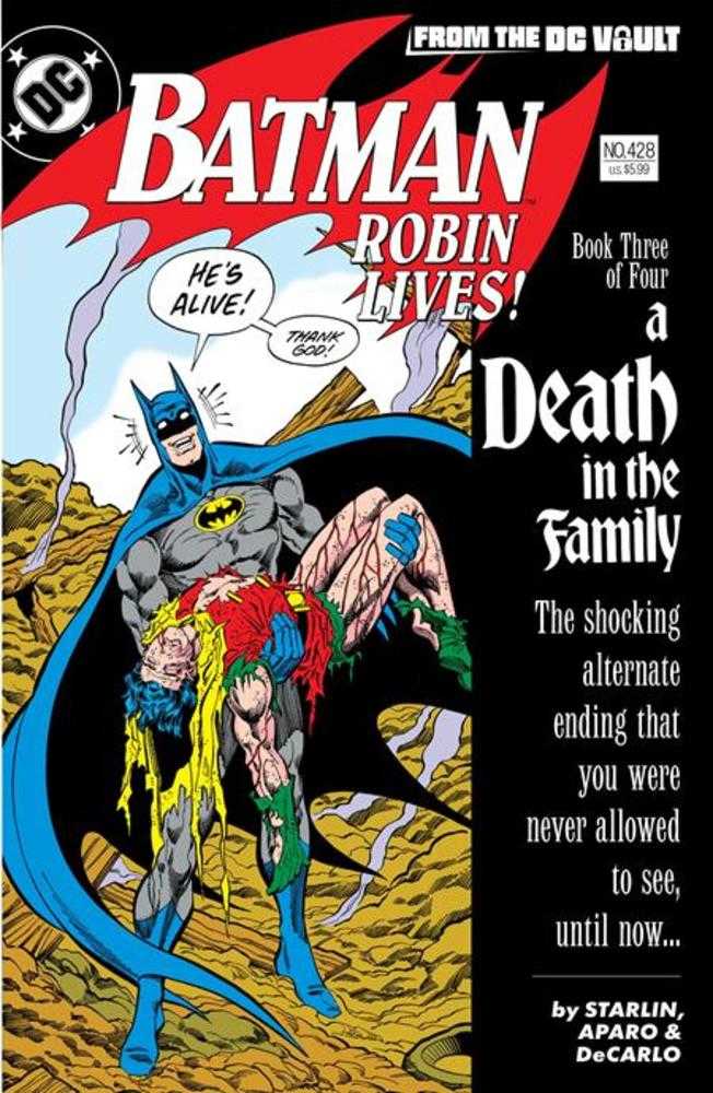 Batman #428 Robin Lives 2e impression Fauxsimile DC B Jim Aparo 01/31/2024 | BD Cosmos