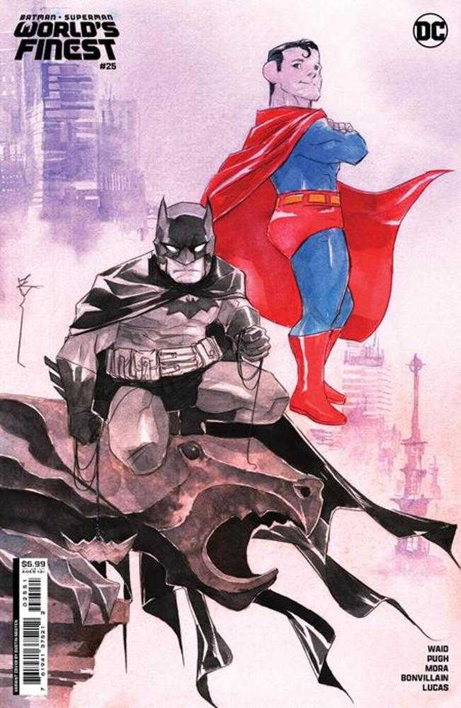 Batman Superman Worlds Finest #25 Couverture C Dustin Nguyen Card Stock Variante | BD Cosmos