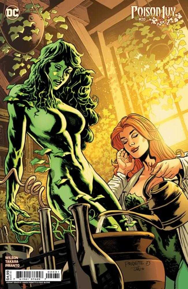 Poison Ivy #20 Cover C Yanick Paquette Card Stock Variant | BD Cosmos