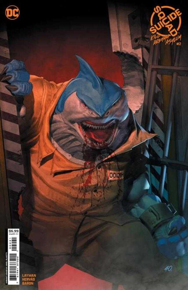 Suicide Squad Kill Arkham Asylum #2 (Of 5) Cover B Ariel Olivetti Card Stock Variant (Mature) | BD Cosmos