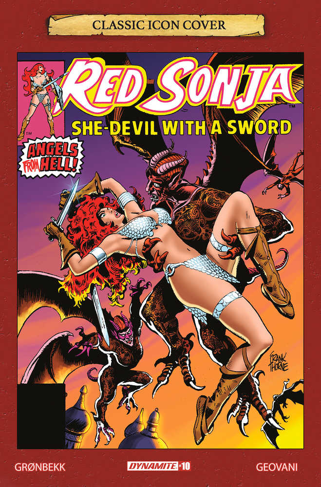 Red Sonja 2023 #10 DYNAMITE 1:10 Thorne Icon 04/24/2024 | BD Cosmos