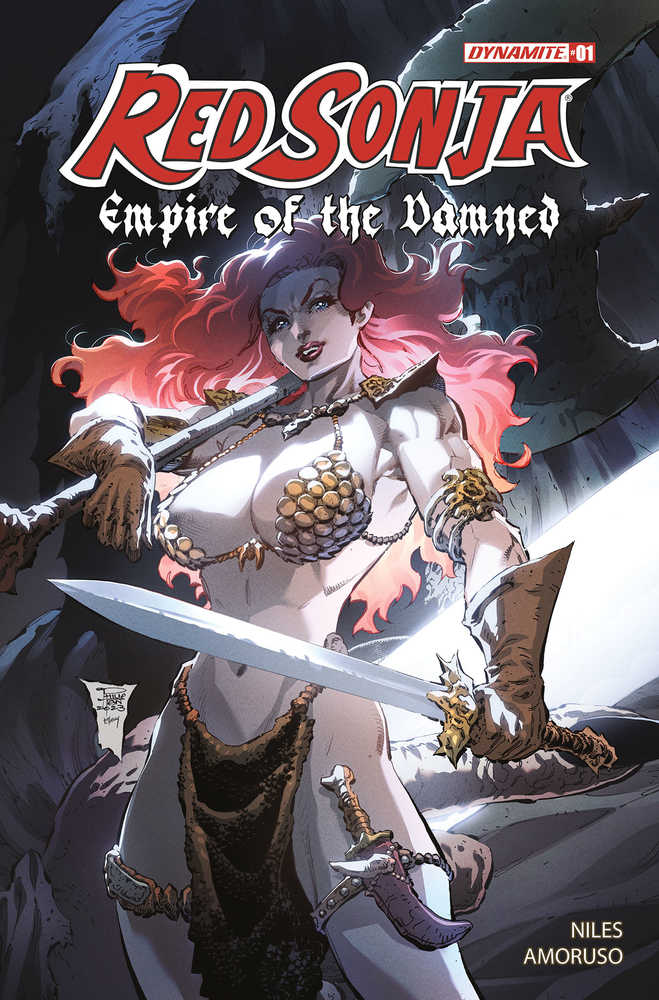 Red Sonja Empire Damned #1 DYNAMITE 1:7 Tan Original 04/03/2024 | BD Cosmos