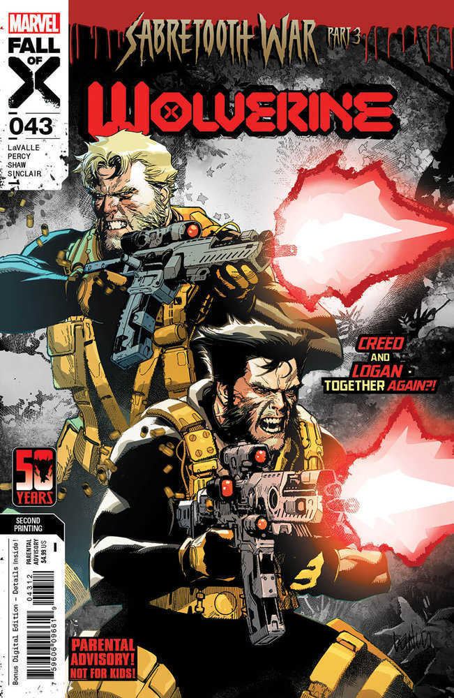 Wolverine #43 2e impression Marvel Yu Variante 03/27/2024 | BD Cosmos