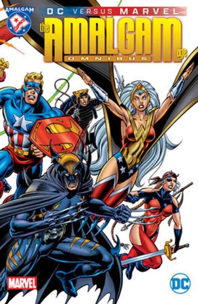 DC Marvel The Amalgam Age Omnibus Hardcover Dave Gibbons Cover | BD Cosmos