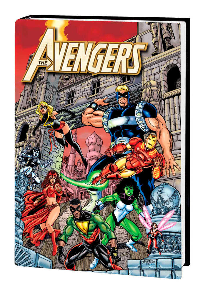 Avengers par Busiek & Perez Volume Omnibus. 2 Couverture perdue dans le temps de George Perez [Nouveau imprimé, marché direct uniquement] | BD Cosmos