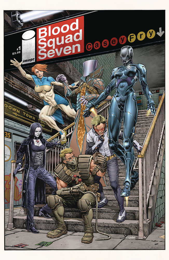 Blood Squad Seven #1 IMAGE B Weston Release 05/22/2024 | BD Cosmos
