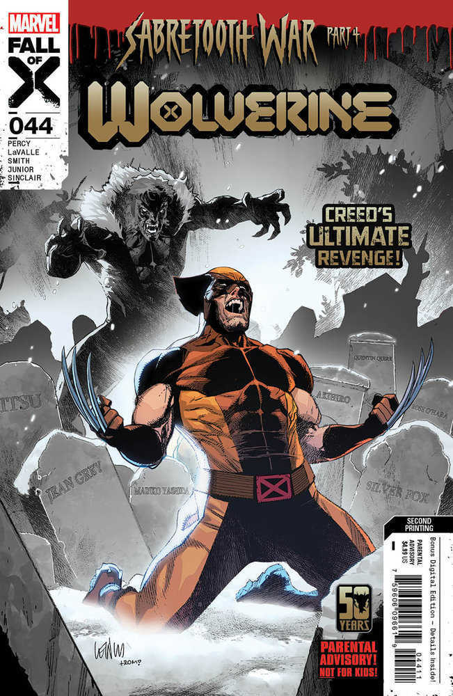 Wolverine #44 2e impression Marvel Leinil Yu 04/17/2024 | BD Cosmos