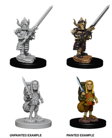 D&D MINIS: MALE HALFLING FIGHTER | BD Cosmos