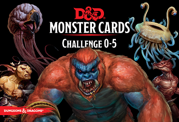 CARTES D&D MONSTER: CHALLENGE 0-5 | BD Cosmos