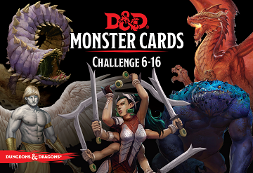 D&D MONSTER CARDS: CHALLENGE 6-16 | BD Cosmos