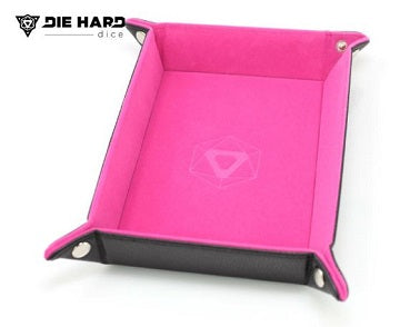 FOLDING RECTANGLE TRAY: WITH PINK VELVET | BD Cosmos