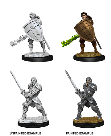 D&D MINIS: MALE HUMAN FIGHTER | BD Cosmos