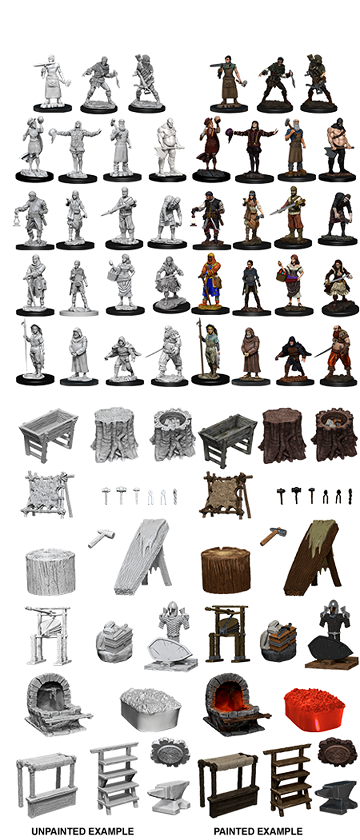 DEEP CUTS MINIS: TOWNSPEOPLE & ACCESSORIES | BD Cosmos