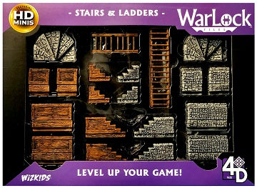 WARLOCK TILES: DUNGEON TILES - STAIRS AND LADDERS | BD Cosmos