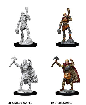 D&D MINIS: WV12 FEMALE HUMAN BARBARIAN | BD Cosmos