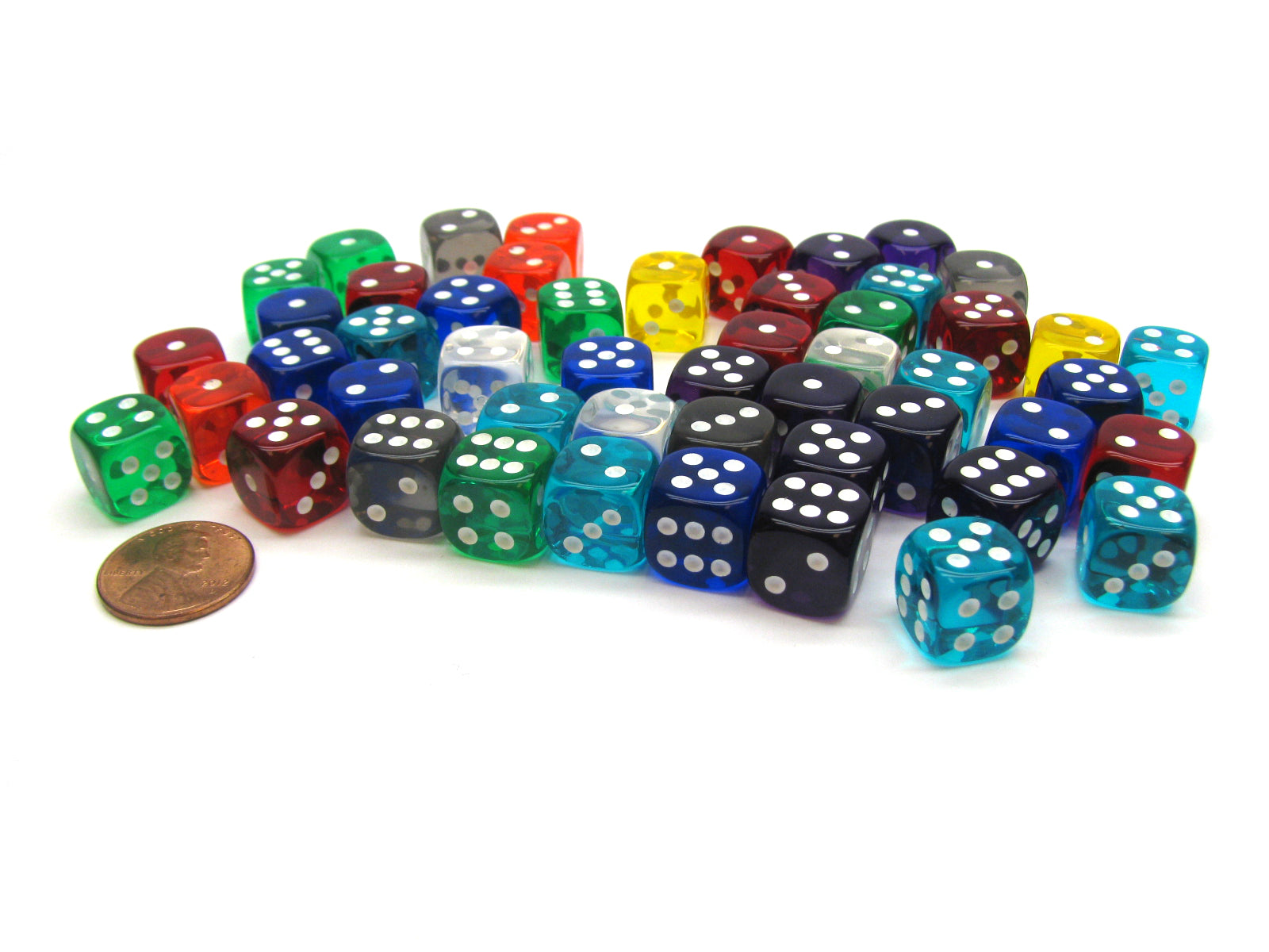 ASSORTED COLOR LOOSE DICE: D6 | BD Cosmos