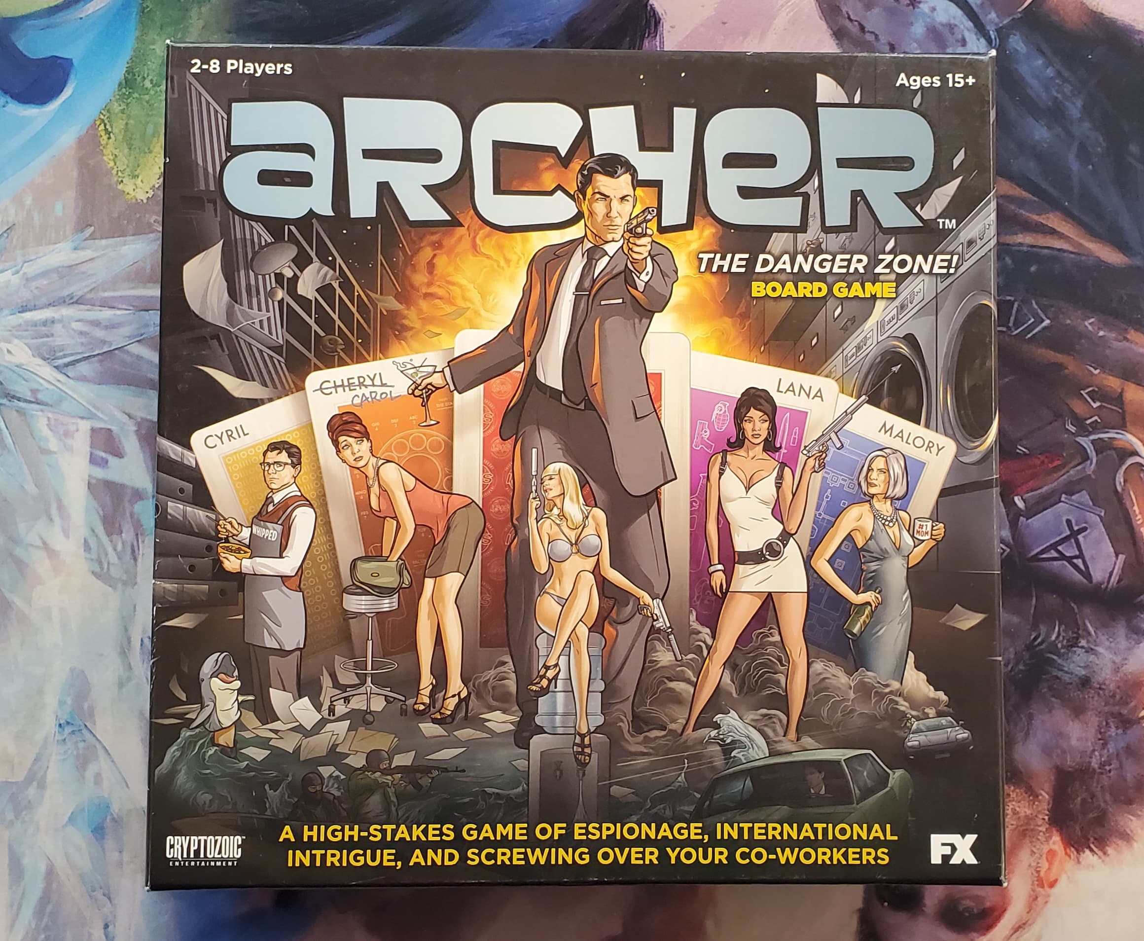 ARCHER Danger Zone! Board Game (2014) Cryptozoic USED* | BD Cosmos