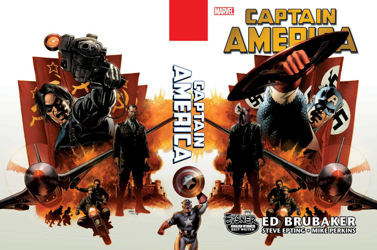 Captain America Brubaker Omnibus Hardcover Vol 1 2007 Printing DM | BD Cosmos