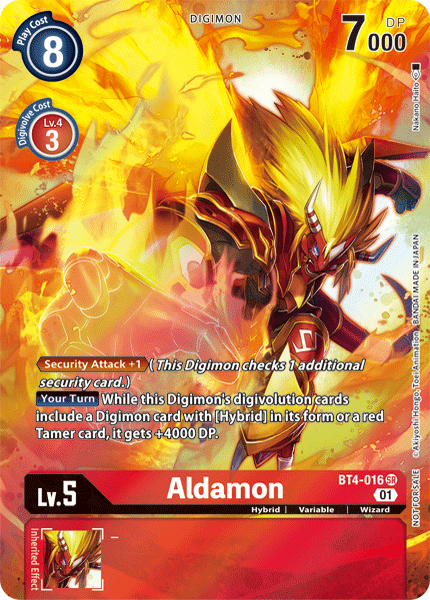 Aldamon [BT4-016] (1-Year Anniversary Box Topper) [Promotional Cards] | BD Cosmos