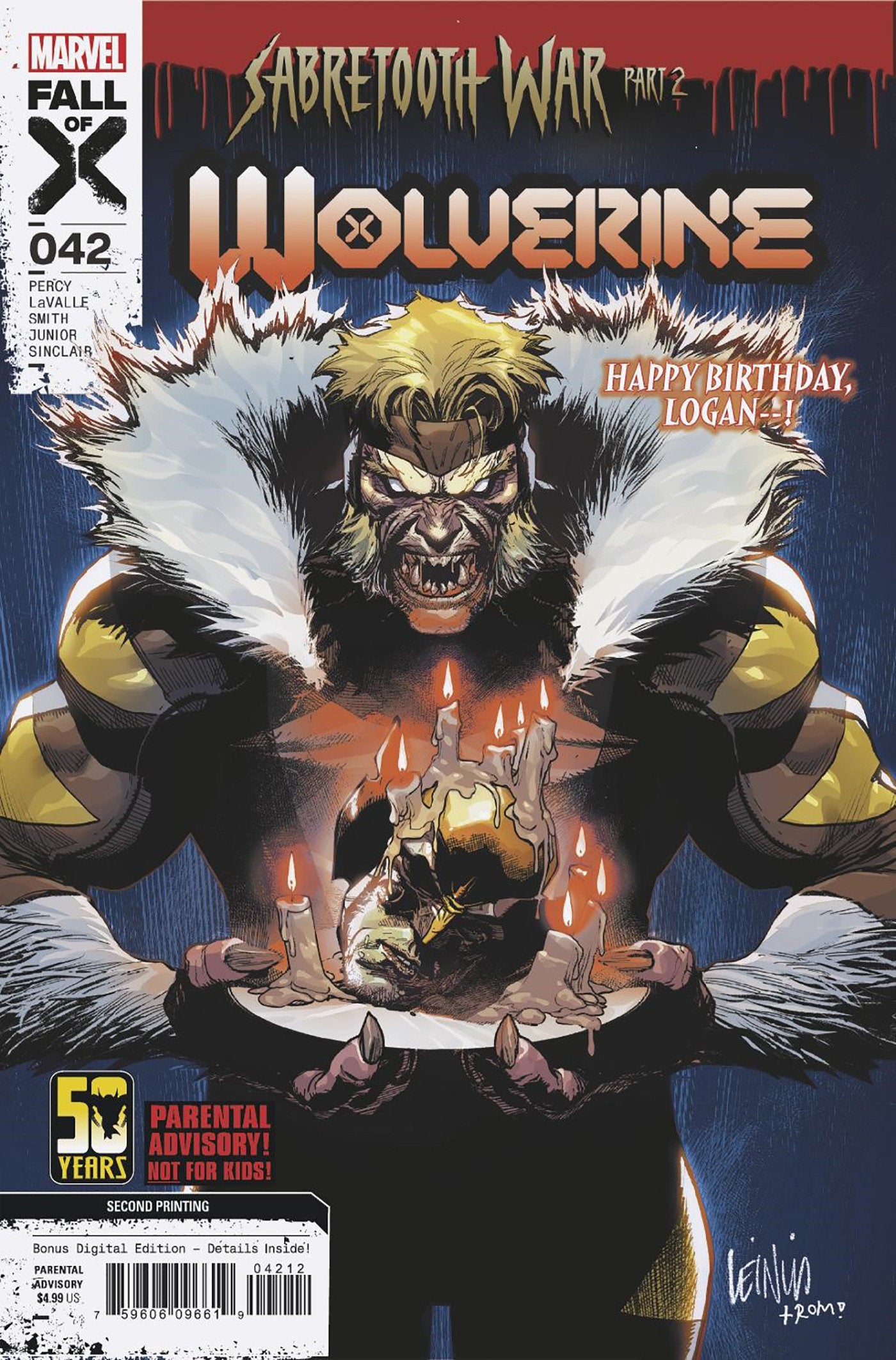 Wolverine #42 Leinil Yu 2nd Print Variant | BD Cosmos