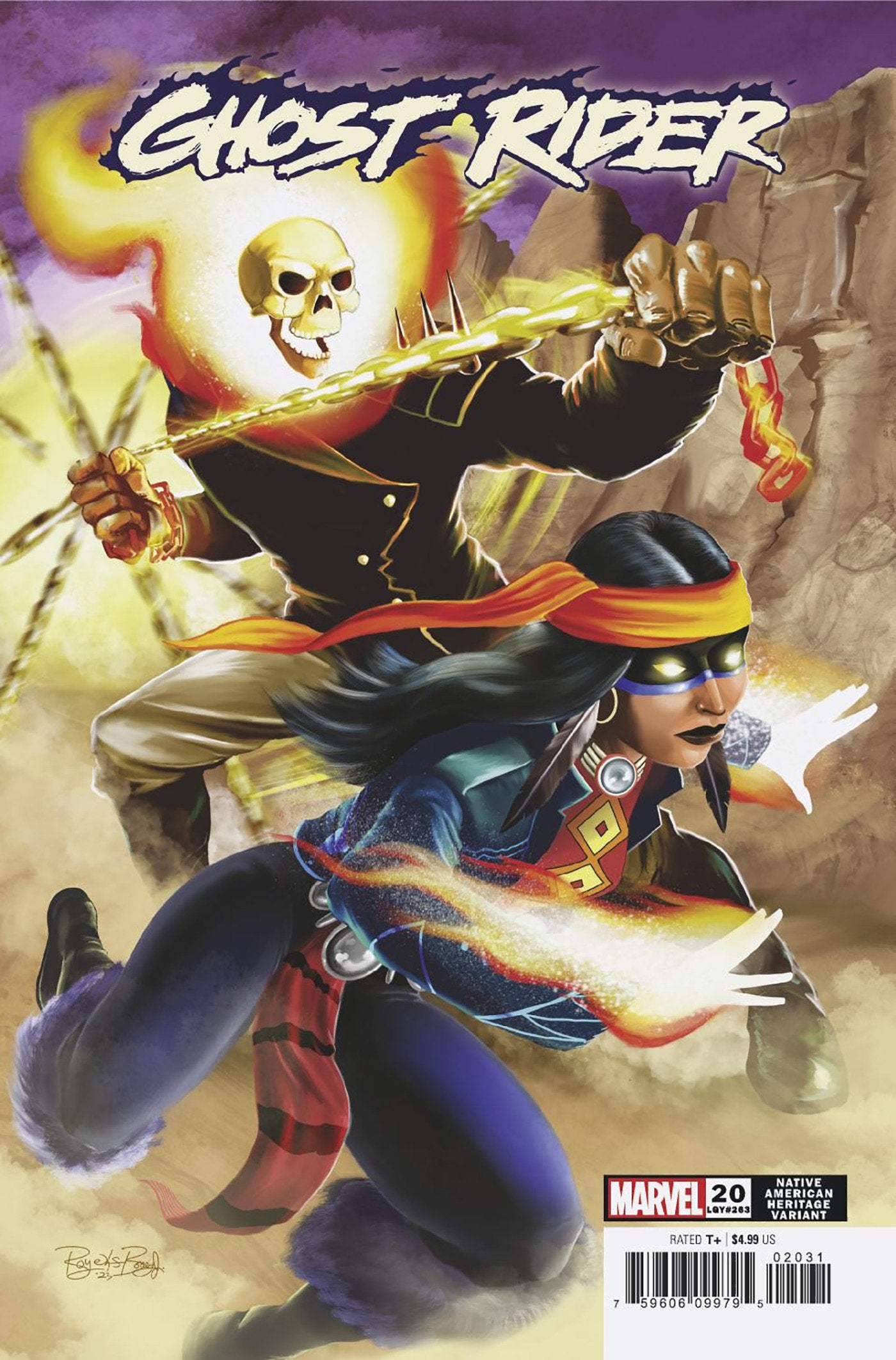 Ghost Rider 20 Roy Boney Heritage Variant | BD Cosmos