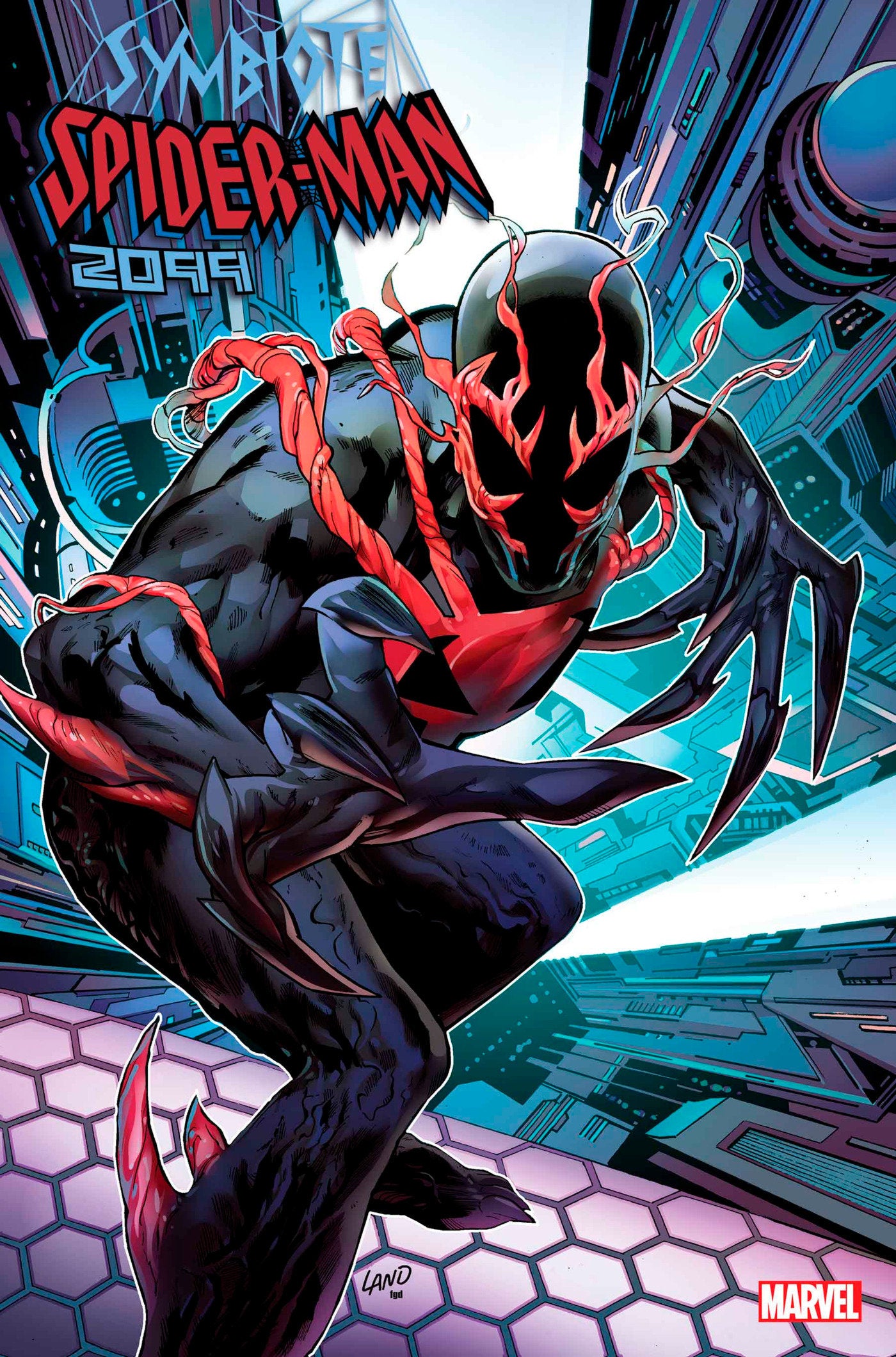 Symbiote Spider-Man 2099 #1 MARVEL Land 03/13/2024 | BD Cosmos