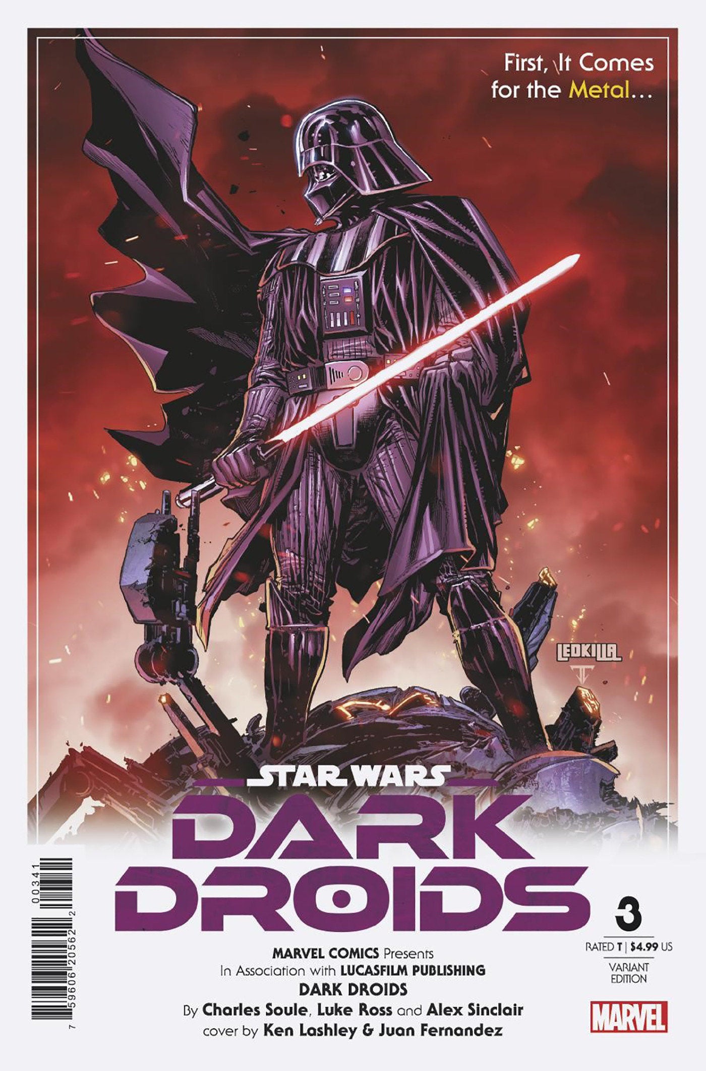 Star Wars Dark Droids #3 Ken Lashley Variant | BD Cosmos
