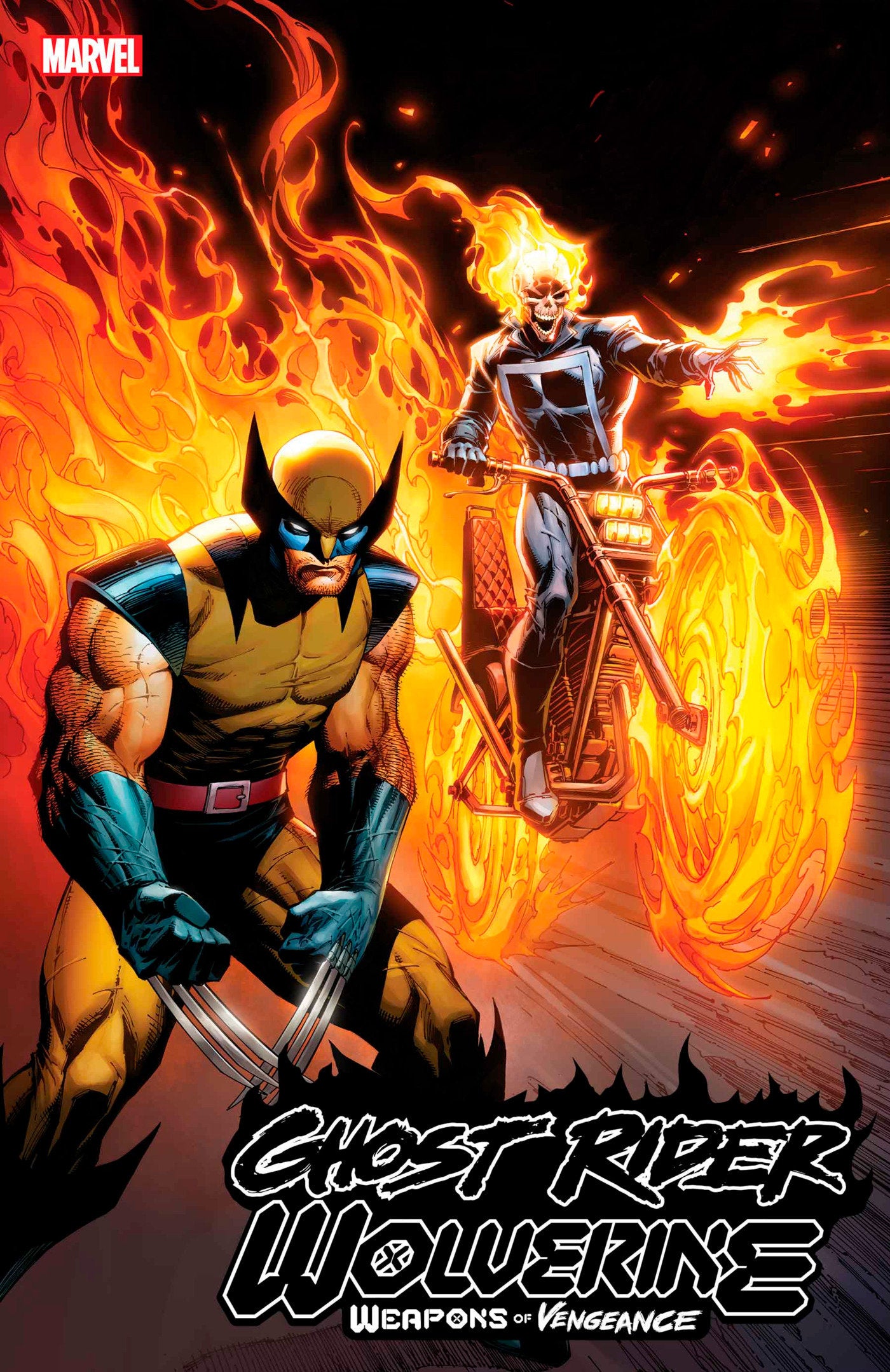 Ghost Rider x Wolverine Weapons Vengeance Omega #1 Williams 09/06/2023 | BD Cosmos