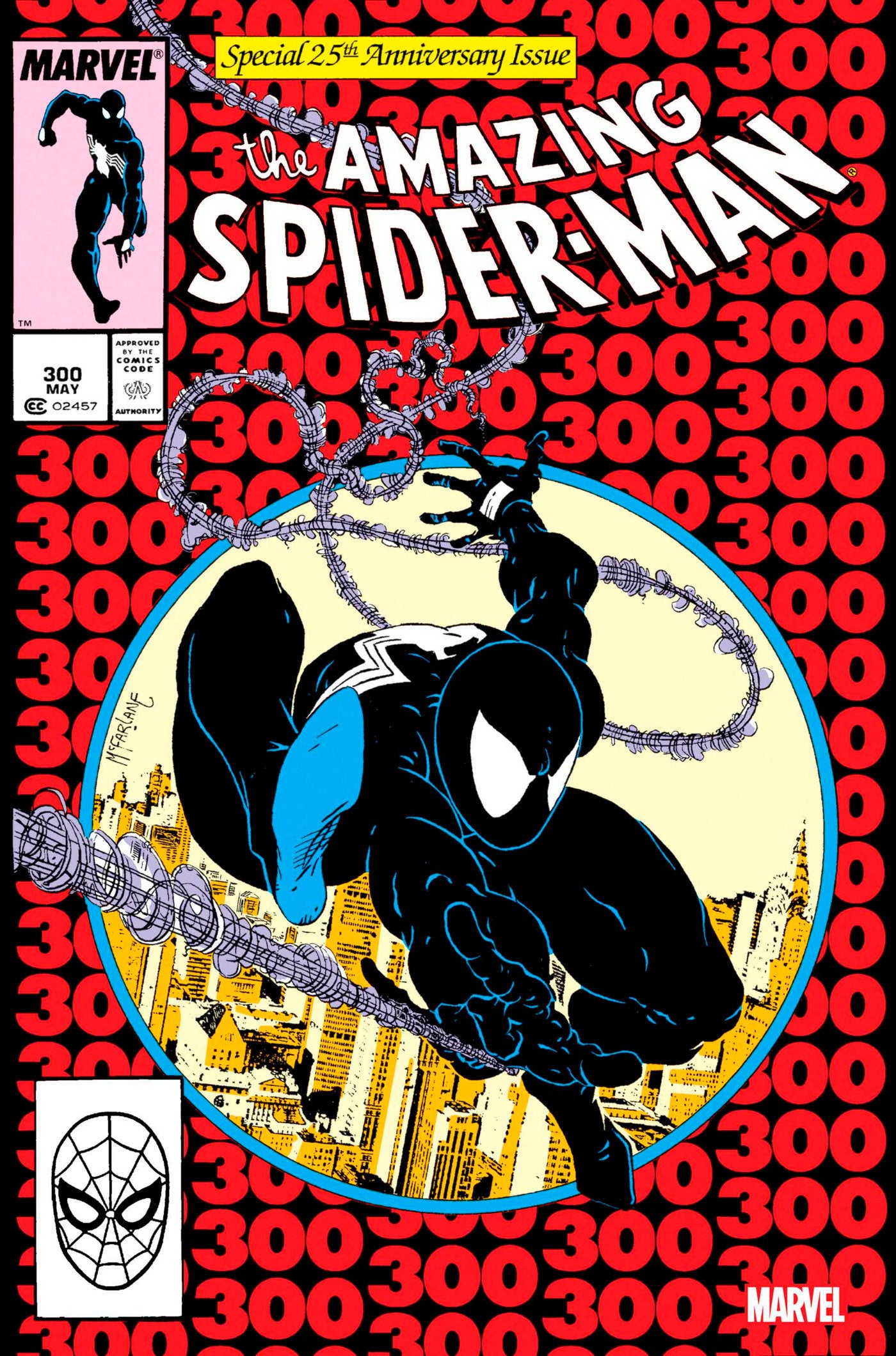 Amazing Spider-Man #300 Foil Facsimile 08/23/2023 | BD Cosmos