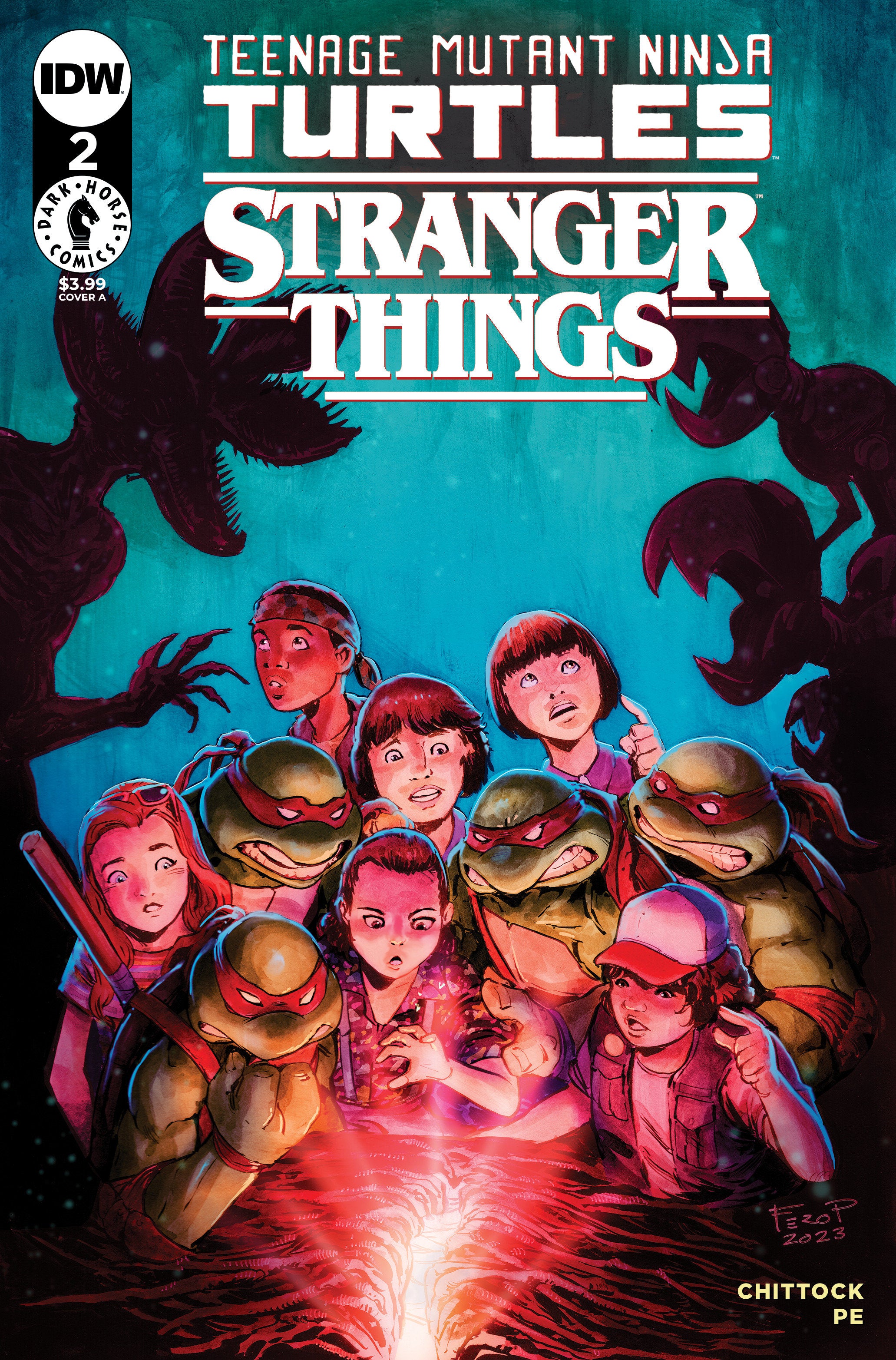 Teenage Mutant Ninja Turtles X Stranger Things #2 Cover A (Pe) | BD Cosmos