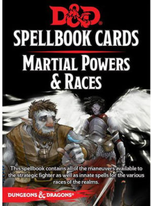D&D SPELLBOOK CARDS: MARTIAL POWERS & RACES V2 | BD Cosmos