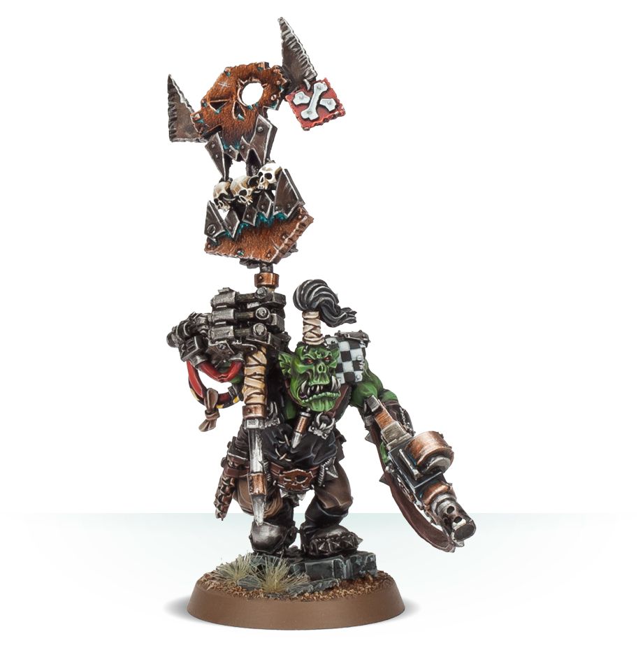 ORKS: NOB WITH WAAAGH! BANNER | BD Cosmos