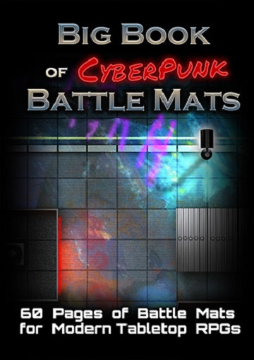 BIG BOOK OF CYBERPUNK BATTLE MATS | BD Cosmos