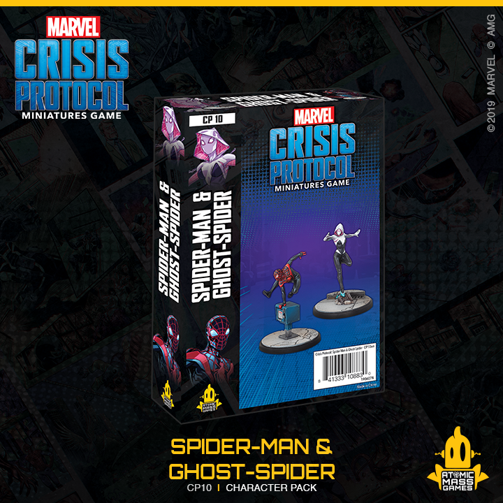MARVEL CRISIS PROTOCOL: GHOST-SPIDER & SPIDER-MAN CHARACTER PACK | BD Cosmos