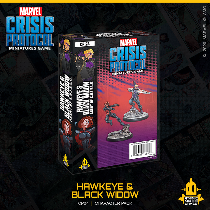 MARVEL CRISIS PROTOCOL: HAWKEYE & BLACK WIDOW CHARACTER PACK | BD Cosmos