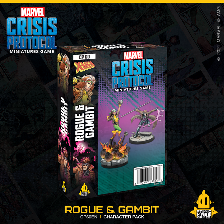 MARVEL CRISIS PROTOCOL: ROGUE & GAMBIT CHARACTER PACK | BD Cosmos