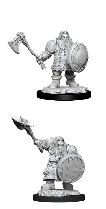 D&D MINIS: WV11 MALE DWARF FIGHTER | BD Cosmos